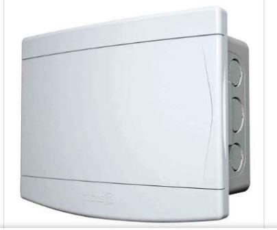 Quadro de Distribuição 6/8 pólos de disjuntores Nema/Din Tigre