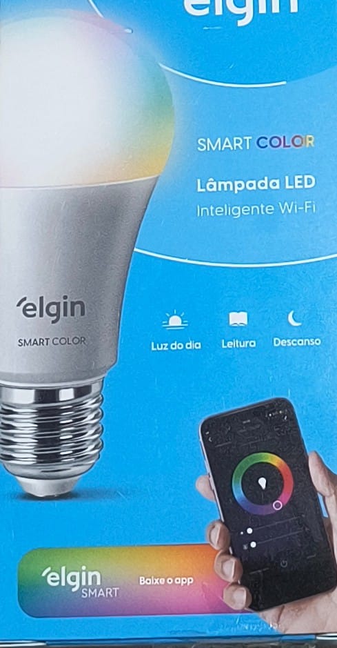 Lâmpada Elgin SmartColor  Wi-fi Inteligente