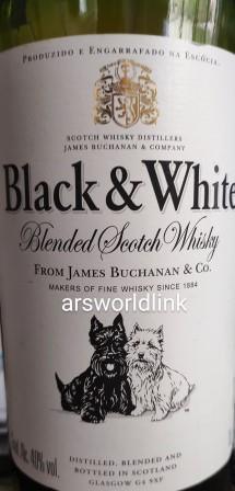 Whisky Black & White - Escócia