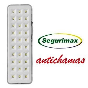 Iluminação de emergência 30 Leds Premium - antichamas
